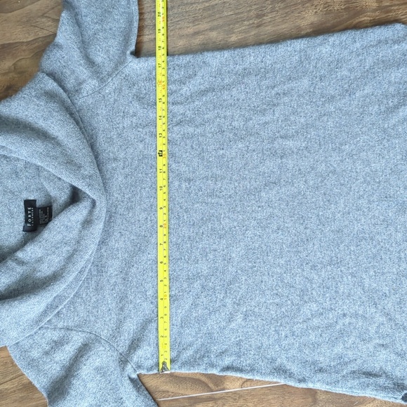 Forte Cashmere Gray Cowlneck Sweater - Picture 5 of 7